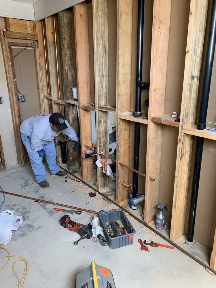 Commercial rough-in plumbing for Gas Line Repair in Freys Grove